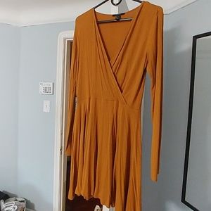 *Bundle* Mustard Cross Front Dress